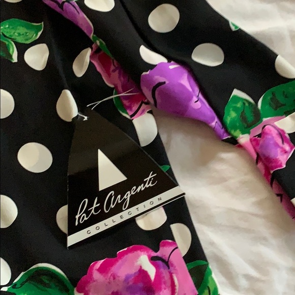 Vintage Pat Argent floral 100% silk - Picture 4 of 8